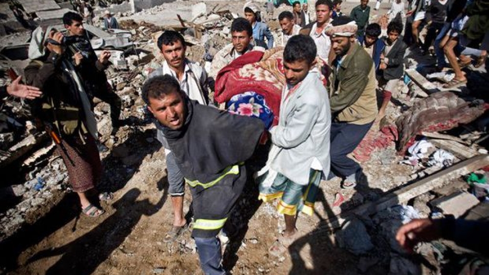 Yemen'e Hava Saldırıları Sonucu 90 Kişi Öldü