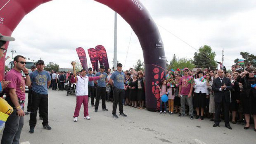 "Bakü-2015" ilk Avrupa Oyunlarının meşalesi Zerdab'da