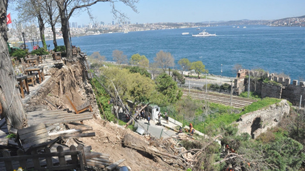 Gülhane Parkı'nda duvar çöktü: 1 ölü