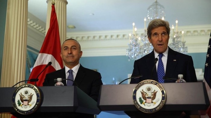 Çavuşoğlu'yla Kerry Irak'ı konuştu