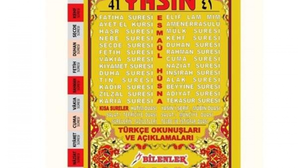 Bilenler’den Hediyelik Yasin Kitabı