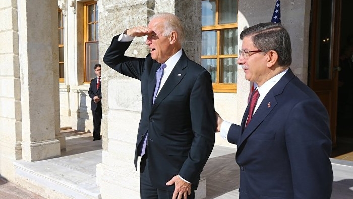 Davutoğlu ile Biden görüşmesi başladı