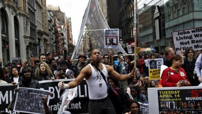 ABD'de Polis Zorbalığına Karşı Gösteri Yapıldı - FOTO