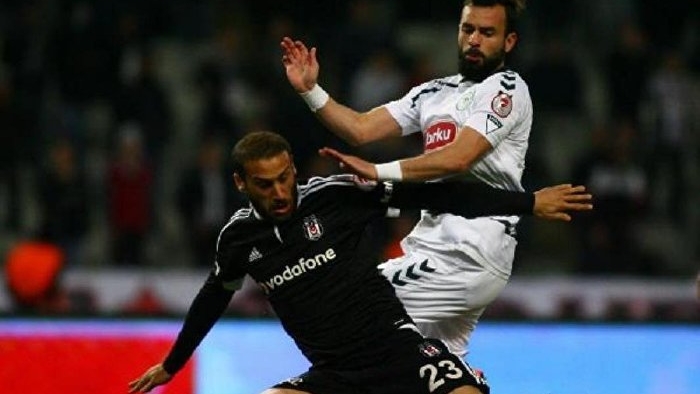 Konyaspor'a yenilen Beşiktaş kupada turu zora soktu