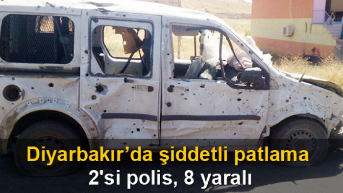 Diyarbakır'da şiddetli patlama