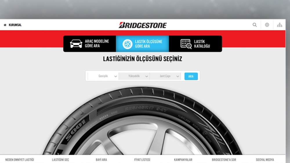 OGOO Bridgestone Türkiye Web Sitesini Yeniledi - Alkan Süzen