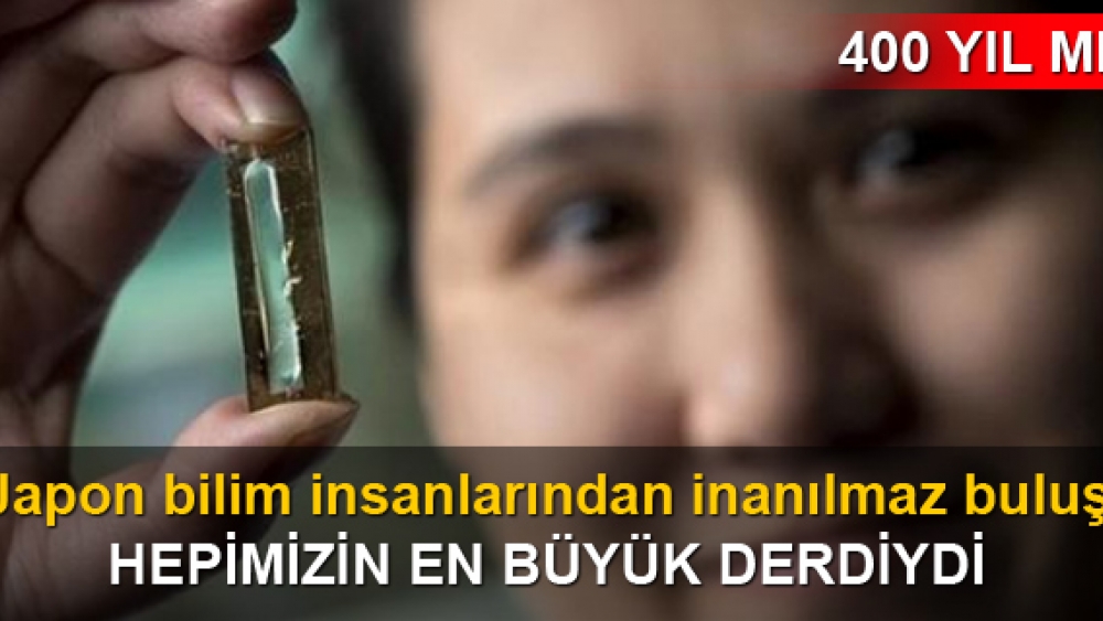 Japon bilim insanlarından inanılmaz buluş!