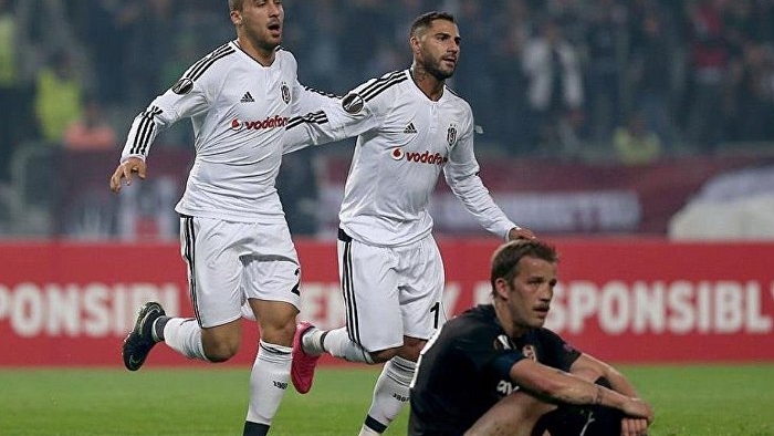Beşiktaş Avrupa'da da lider