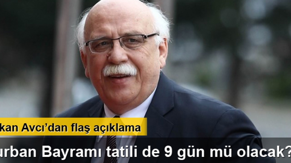 Kurban bayramı tatili 9 gün mü olacak?