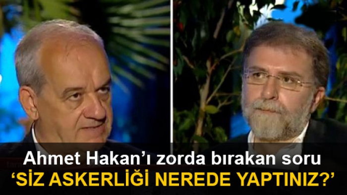 Başbuğ'dan, Ahmet Hakan'ı zorda bırakan askerlik sorusu