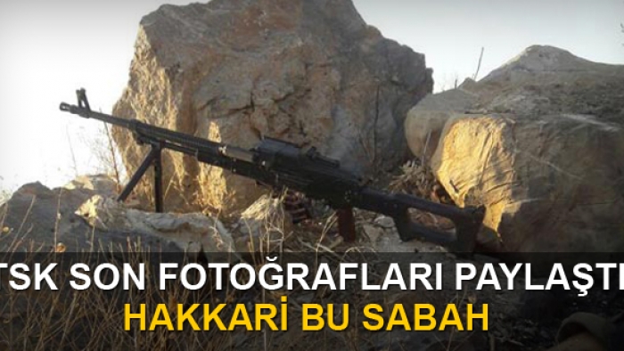 TSK son fotoğrafları paylaştı