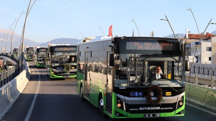 Denizli'de 19 Yeni Otobüs Hattı Açıldı