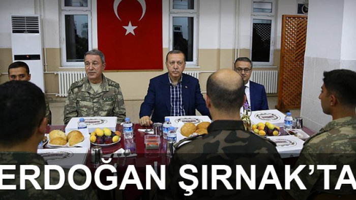 Cumhurbaşkanı Erdoğan Şırnak'ta İftara Katıldı