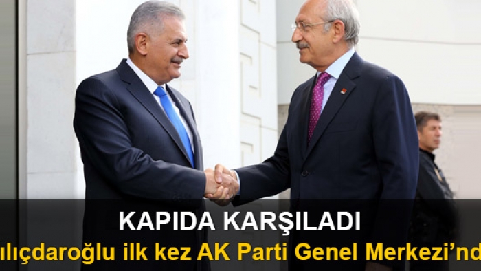 CHP lideri Kılıçdaroğlu ilk kez AK Parti Genel Merkezi’nde