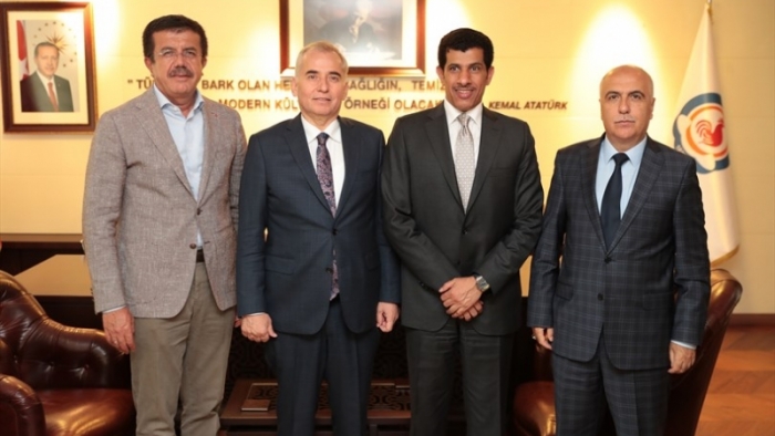 Katar Büyükelçisi'nden Başkan Zolan'a ziyaret