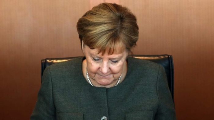 Kayalık bir 2019 ve Angela Merkel